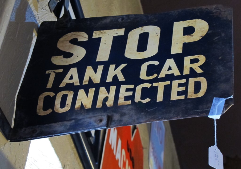 Tank Car Sign 